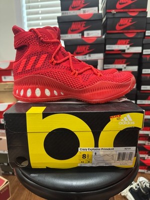 2018 Adidas Crazy Explosive PK 'Solar red' Men size 8.5 (sku AQ7218)