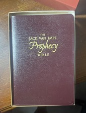 Jack Van Impe Prophecy Bible 3rd Ed KJV Burgundy Leather