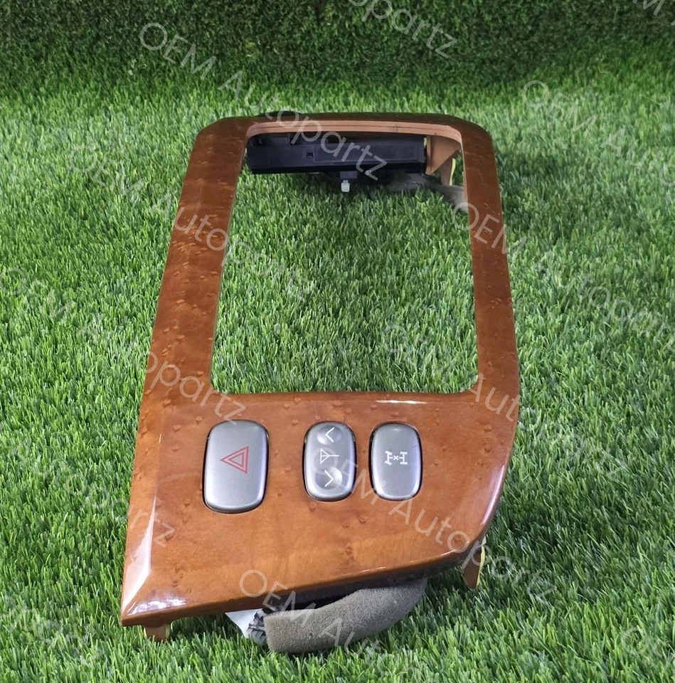 Unidad receptora de radio Lexus LX470 2003-2007 bisel de madera 55412-60280 OEM usada Foto 4 de 4