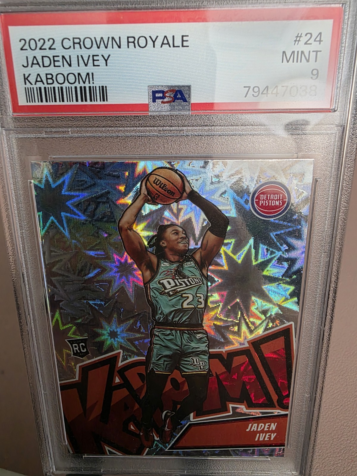 2022-23 Panini Crown Royale - Kaboom! Jaden Ivey #24 (RC)