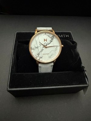 MVMT Boulevard Watch Women 38mm White Dial Rose Gold Tone  display picture 2