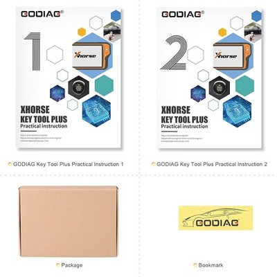 2x Key Tool Plus Practical Instruction Answers Book For Car Maintenance Engineer