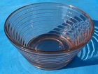 EUC Vtg Pink Anchor Hocking? Manhattan Vertical Ribbed Sundae Bowl 5"