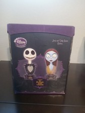 Disney Store Nightmare Before Christmas Jack And Sally Busts Statue Used