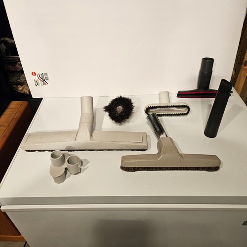 Universal Vacuum Cleaner Attachment Set 8-Piece Gray Black Multi-Surface Tools *