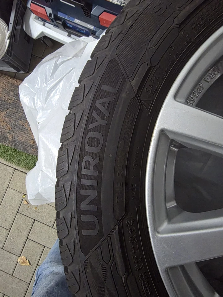 4 Stk. Winter Kompletträder Uniroyal 195/60R16 auf Alufelgen - Bild 2 von 4