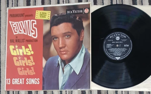 ELVIS PRESLEY GIRLS! GIRLS! GIRLS! RCA VICTOR MONO RD-7534 LPM-2621 1962 VG++