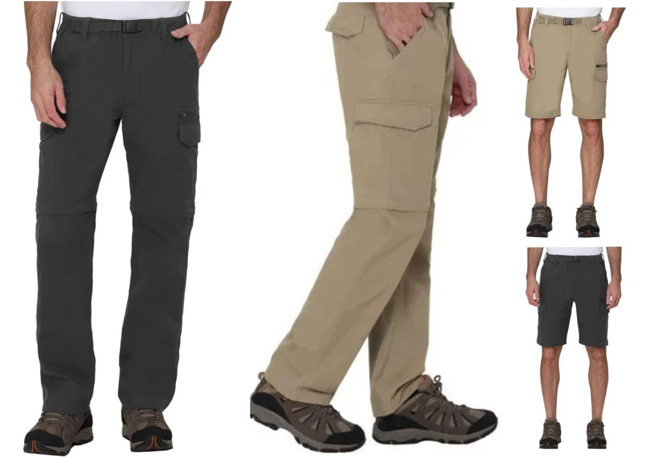 BC Clothing Men's Hiking Cargo Convertible Pants
Opens in a new window or tab