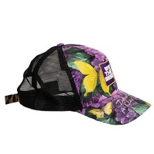 DOLCE & GABBANA DJ Khaled Mesh Back Baseball Cap Purple Black