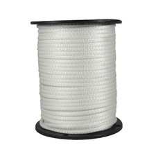 1/4 inch White Dacron Polyester Rope - 500 Foot Spool Solid Braid - Industr...
