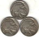 1936 PDS Buffalo Nickels in VERY GOOD condition ~ ALL THREE ~ SEE THE SCAN  119