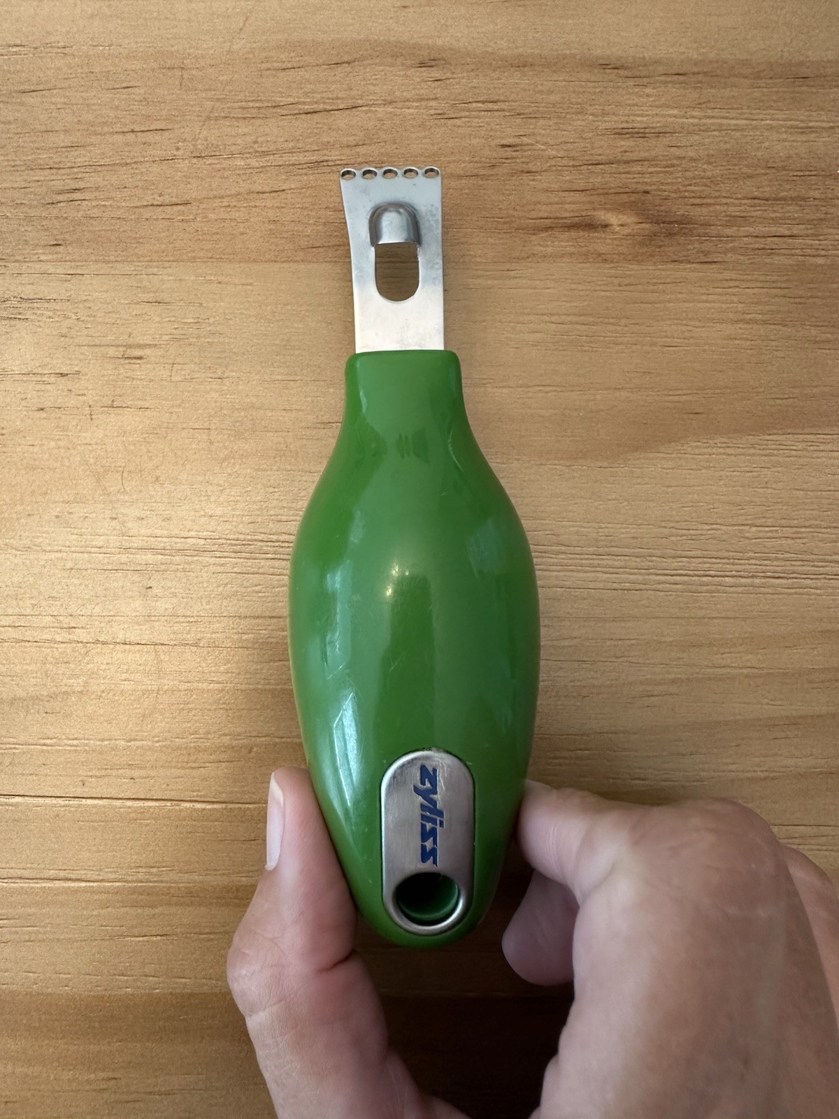 Zyliss Citrus Zester,Avacado Green,Plastic,Metal,Comfort Holder, 5"l x 1.4"w