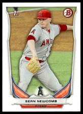 2014 Bowman Draft Picks & Prospects Sean Newcomb Los Angeles Angels #DP12