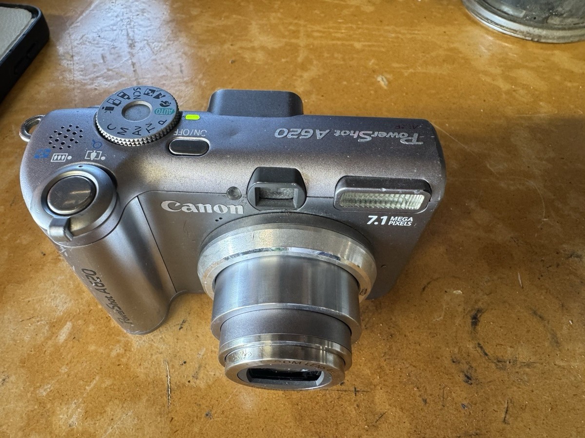 Canon PowerShot A620 7.1MP Digital Camera - Silver for sale