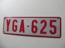 original altes Kennzeichen Nummernschild KFZ Auto - Belgien - YGA 625