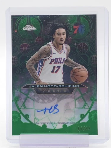 2025 Topps Chrome Jalen Hood-Schifino Base (RAW)