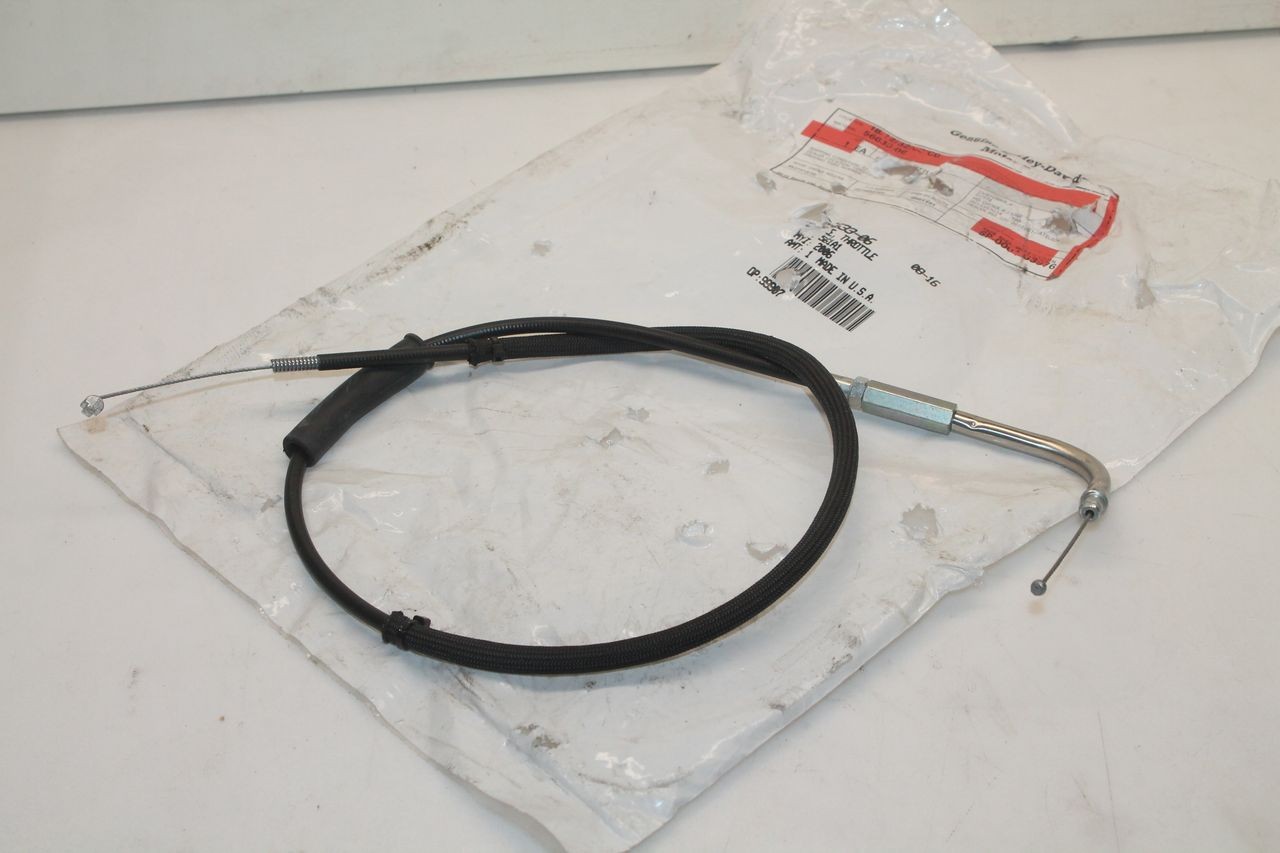 Câble accélérateur fluide pour Harley Davidson Big Twin avec gaine acier 56633-06
