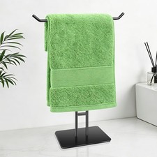 Stainless Steel T-Shaped Hand Towel Holder Stand Countertop Towel Rack