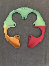 Vintage NOS  Girvin Rock Ring MTB Rasta New Never Mounted Made In USA