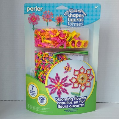 Perler Kid's Craft Create a Garden of Blooming Flowers Fused Beads Kit w/ Shapes
