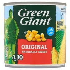 Green Giant Original Naturally Sweet Corn & Salt Delicious Taste (12 x 340g) 5.39 per kilo