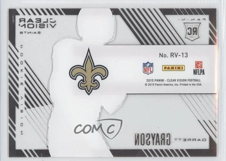 2015 Panini Clear Vision Rookie Vision Garrett Grayson #RV-13 RC - Image 2 of 2