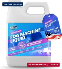 Fog Machine Liquid - 32oz Smoke Machine Fog Juice for Halloween Party, High Dens