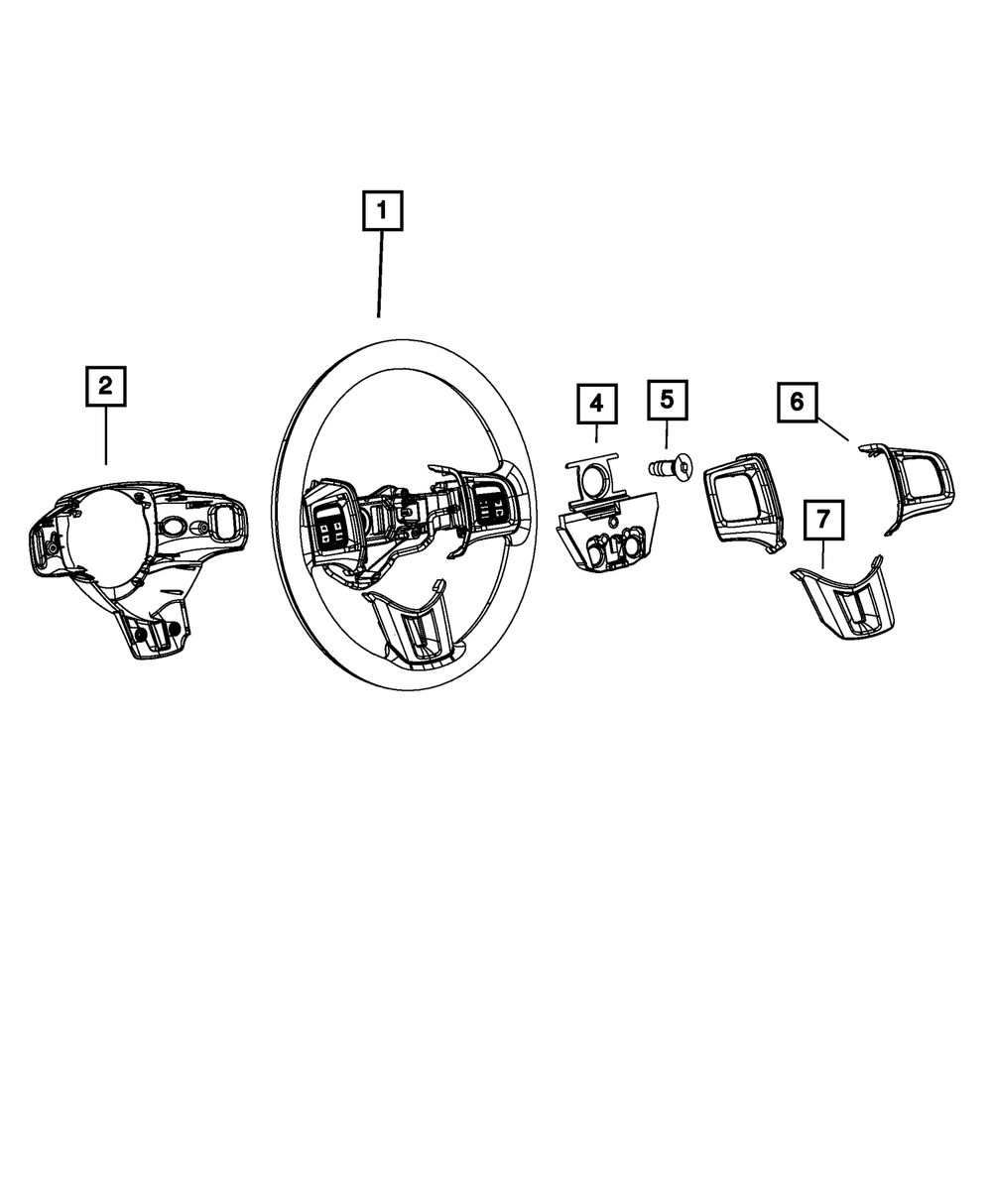 Mopar 1UF761X9AA OEM Steering Wheel Replacement