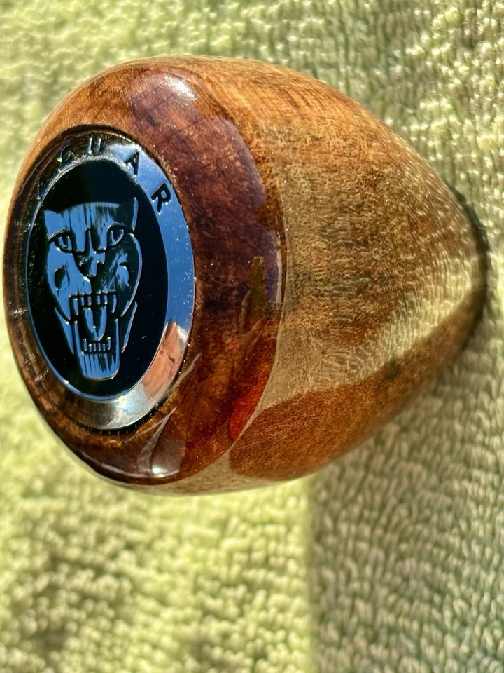 JAGUAR XJ6, XJS, XJ8, XK8, XJR, XKR, XK, tipo S, tipo X, perilla de cambio de marchas de madera de burl XK Foto 3 de 4