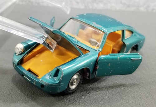 VTG GAMA 973 PORSCHE 911 M 1/42 SCALE MADE IN W. GERMANY DIECAST METAL GREEN - Picture 9 of 11