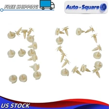 30×Interior Door Trim Panel Clip Plastic Retainer Fastener Rivet For GM 3065575