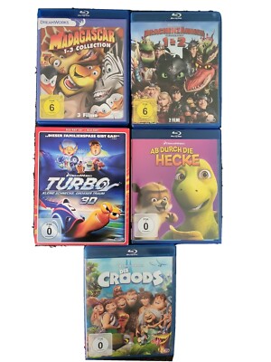 Dreamworks Sammlung Madagascar, Croods, Drachenzähmen leicht gemacht, Ab durch..