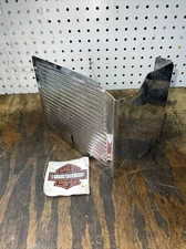 67-78 Harley Davidson sportster Ribbed Chrome Battery Box Cover 825