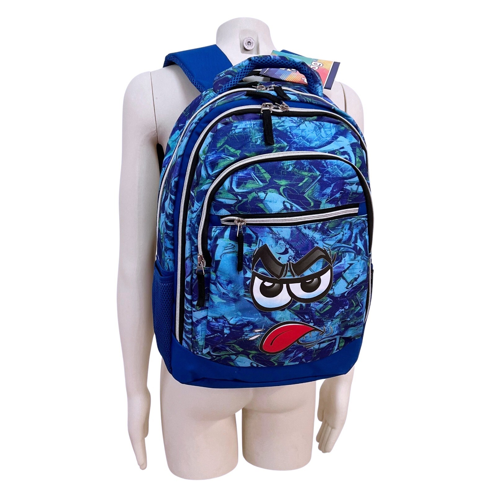 Discovery Mochila Escolar Elemental Media Campamento Niño Grande 44x30x15cm