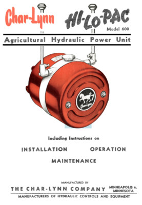 Used Hydraulic Power Pack-Diesel Motor Driven Hydraulic Power Pack - Diesel Motor Driven