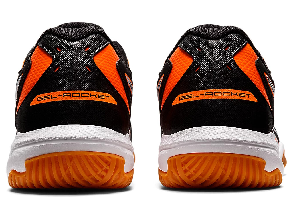 Asics Volleyball Shoes GELROCKET 10 Black/Shocking Orange 1073A047 011