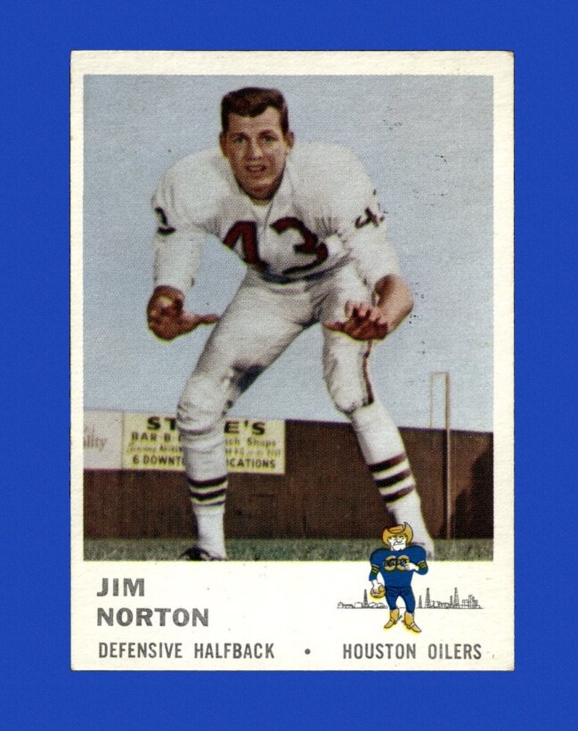 1961 Fleer Set-Break #174 Jim Norton EX-EXMINT *GMCARDS*