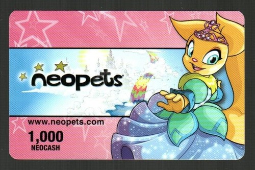 NEOPETS Yellow Usul ( 2007 ) Game Card ( $0 - Collectible ONLY )