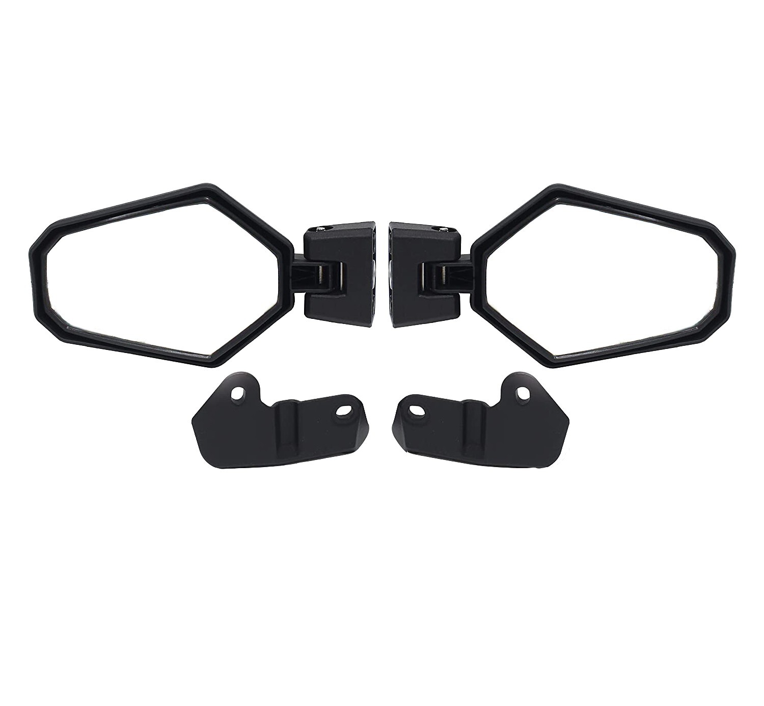 2pcs Adjustable Side Rear View Mirrors Compatible with Can Am Maverick Trail