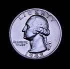 1942 Proof Washington Quarter BU