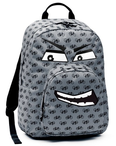 ZAINO INVICTA FACCINE OLLIE FACE PACK FANTASY BY SEVEN GRIGIO BICICLETTE |  eBay