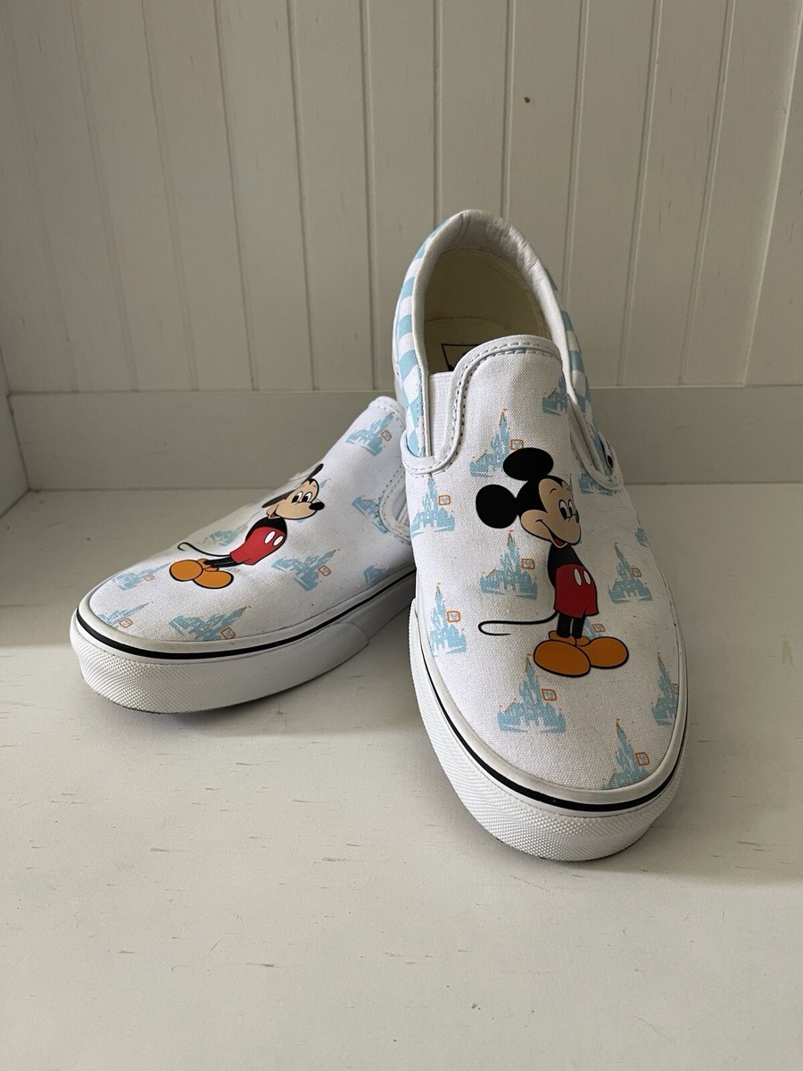 Disney 2022 50th Anniversary Mickey Vans Slip On Shoes Size Men  Women