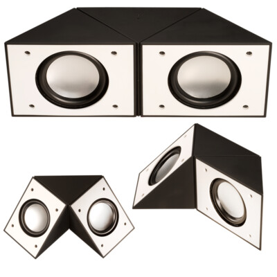 Bluetooth Wireless Speaker, PL-4520 Stereo, Dual Rotating Speaker System