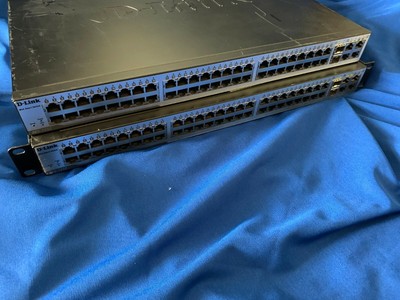 D-Link DES-1252 48 Port 10 100Mbps Web Smart Switch (Lot of 2)