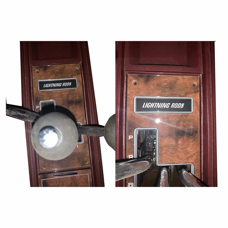 83-84 Hurst Olds 4 velocidades Lightning Rod palanca de cambios consola placa GM #22520892 Foto 4 de 4