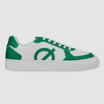$190 Loci Women's Green Seven Low-Top Lace-Up Court Sneaker Shoes Size 36