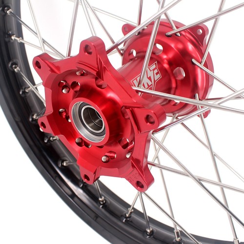 KKE 21/19 Rims Wheels for CRF250R 2004-2013 CRF450R CR125R 2002-2003 CR250R Red - Bild 11 von 13