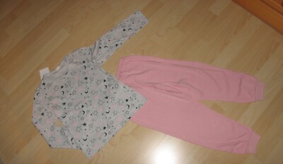*  süßer Pyjama - Schlafanzug  Gr. 110/116 -Sterne -  neu Etikett