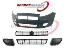 Fiat Grande Punto 2006-2010 Front Bumper Primed Complete With All Grilles New