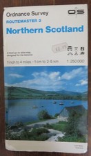 Fold-out Map: Northern Scotland Ordnance Survey Routemaster 2 Inverness Aberdeen